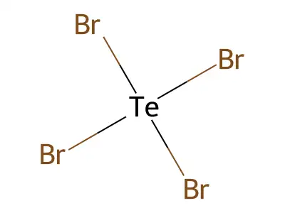 四溴化碲 structure