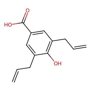 3,5-二烯丙基-4-羟基苯甲酸 structure