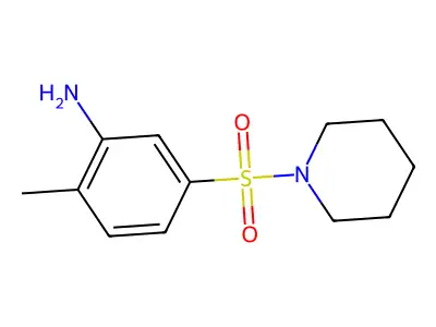 2-Methyl-5-(piperidine-1-sulfonyl)-phenylamine structure