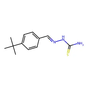 4-tert-Butylbenzaldehyde thiosemicarbazone structure