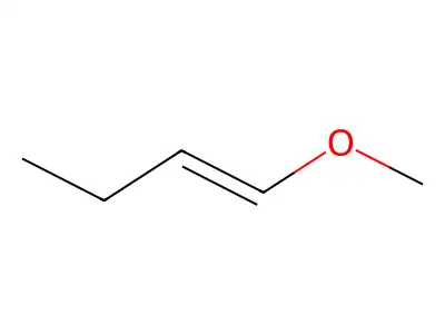 cis-1-Methoxy-1-butene structure