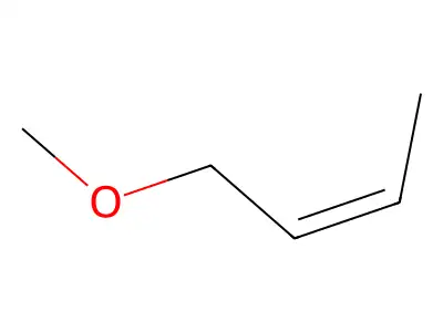 1-Methoxybut-2-ene structure