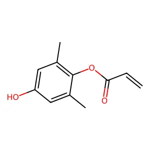 (4-Hydroxy-2,6-dimethylphenyl) prop-2-enoate structure