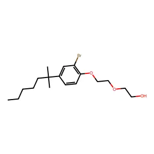 2-(2-(2-Bromo-4-(2-methylheptan-2-yl)phenoxy)ethoxy)ethanol structure