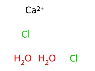 水合氯化钙 structure