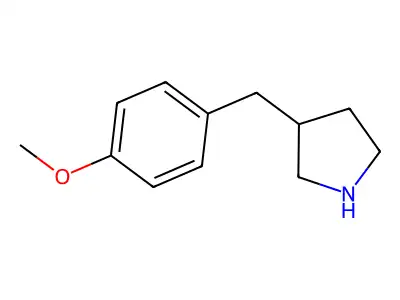 3-(4-Methoxybenzyl)pyrrolidine structure