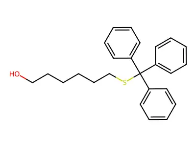 6-Tritylsulfanylhexan-1-ol structure