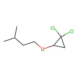 2,2-二氯环丙基异戊基醚 structure