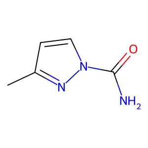 3(或5)-甲基-1H-吡唑-1-甲酰胺 structure