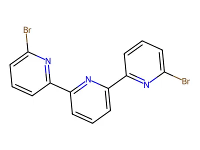 6,6''-Dibromo-2,2':6',2''-terpyridine structure