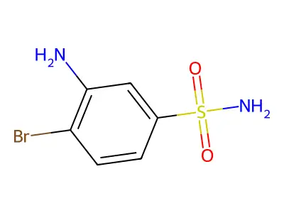 3-Amino-4-bromobenzenesulfonamide structure