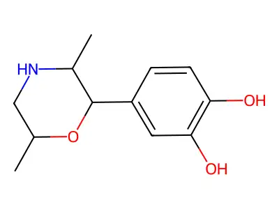 Pyrocatechol, 4-(3,6-dimethyl-2-morpholinyl)- structure