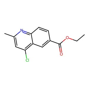 Ethyl 4-chloro-2-methylquinoline-6-carboxylate structure