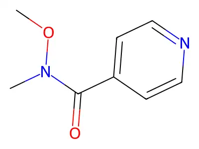N-Methoxy-N-methylisonicotinamide structure