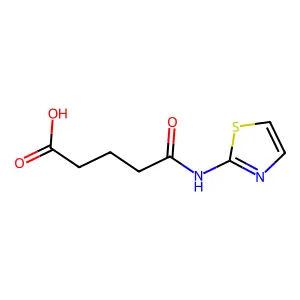 N-(2-Thiazolyl)glutaramic acid structure