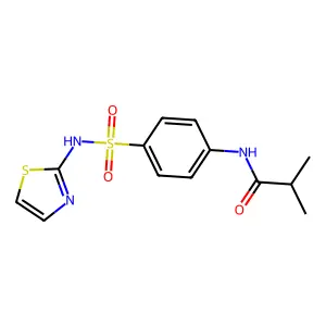 2-methyl-N-[4-(1,3-thiazol-2-ylsulfamoyl)phenyl]propanamide structure