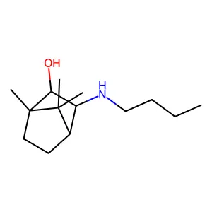 3-(Butylamino)-1,7,7-trimethylbicyclo(2.2.1)heptan-2-ol structure