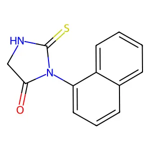 3-(1-Naphthyl)-2-thioxoimidazolidin-4-one structure