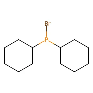 Bromo(dicyclohexyl)phosphane structure
