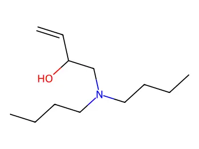 1-Dibutylamino-3-buten-2-OL structure