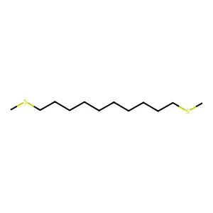 Decane, 1,10-bis(methylthio)- structure
