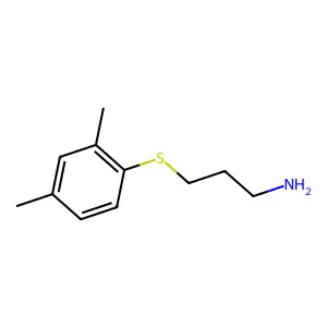 3-[(2,4-Dimethylphenyl)thio]-1-propanamine structure