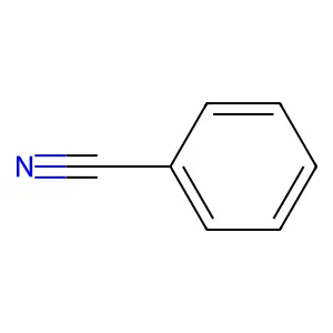 苯甲腈 structure