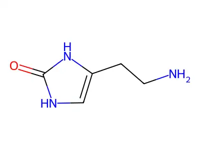 2-(2-Oxo-4-imidazolin-4-yl)ethylamine structure