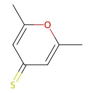 2,6-Dimethyl-4H-pyran-4-thione structure