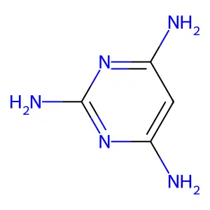 2,4,6-三氨基嘧啶 structure