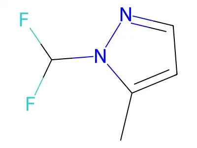 1-(difluoromethyl)-5-methyl-1H-pyrazole structure