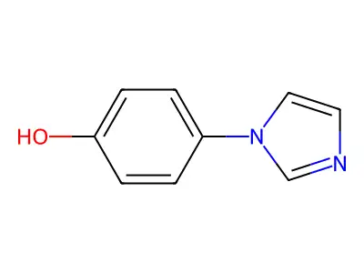1-(p-Hydroxyphenyl)imidazole structure