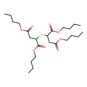 Tetrabutyl thiodisuccinate structure