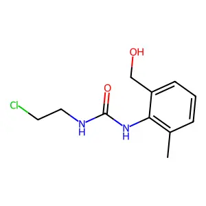 3-甲基-2-(2-氯乙基)脲基苄醇 structure
