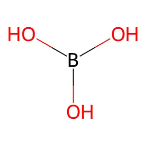 硼酸 structure