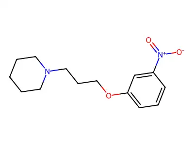 1-[3-(3-nitrophenoxy)propyl]piperidine Hydrochloride structure