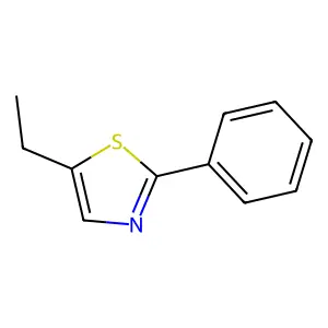 Thiazole, 5-ethyl-2-phenyl- structure