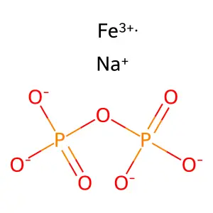 焦磷酸铁钠 structure