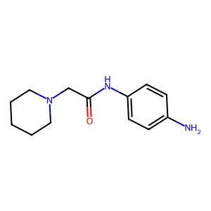 N-(4-aminophenyl)-2-(piperidin-1-yl)acetamide structure