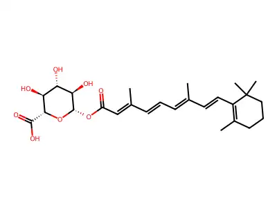 Retinoyl beta-glucuronide structure