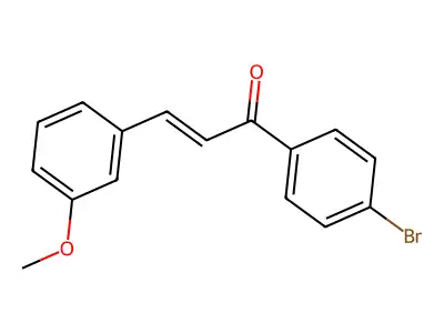 1-(4-Bromophenyl)-3-(3-methoxyphenyl)prop-2-en-1-one structure