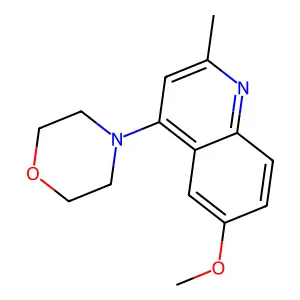 4-(6-Methoxy-2-methylquinolin-4-yl)morpholine structure