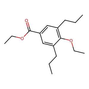 3,5-二丙基-4-乙氧基苯甲酸乙酯 structure