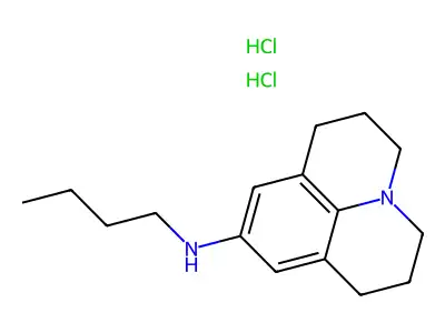 9-(Butylamino)julolidine dihydrochloride structure