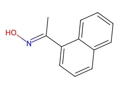 1-(Naphthalen-1-yl)ethanone oxime structure