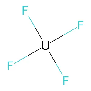 四氟化铀 structure
