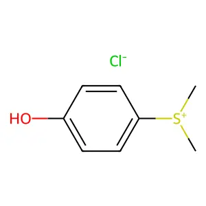 (4-Hydroxyphenyl)dimethylsulfonium chloride structure