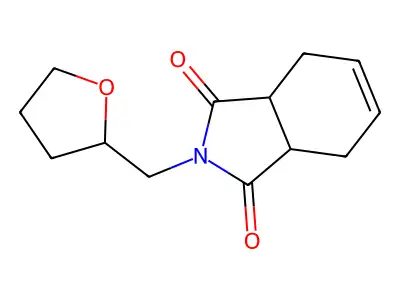 2-(Oxolan-2-ylmethyl)-3a,4,7,7a-tetrahydroisoindole-1,3-dione structure