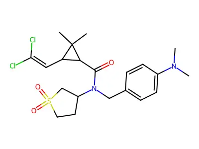 C21H28Cl2N2O3S structure