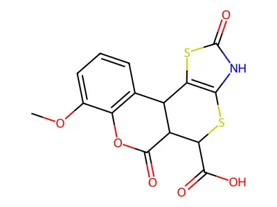 C15H11NO6S2 structure